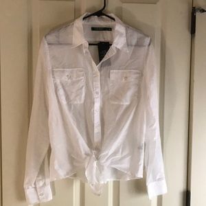 NWT Ralph Lauren sheer blouse